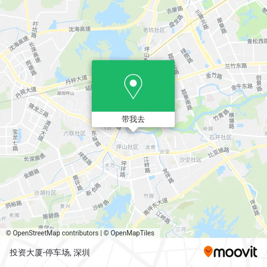 投资大厦-停车场地图