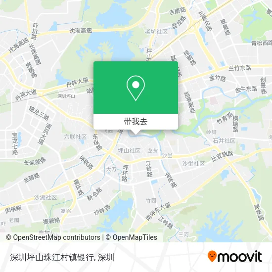 深圳坪山珠江村镇银行地图