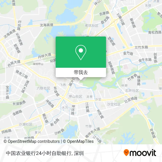 中国农业银行24小时自助银行地图