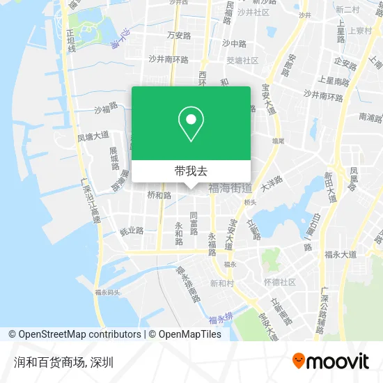 润和百货商场地图