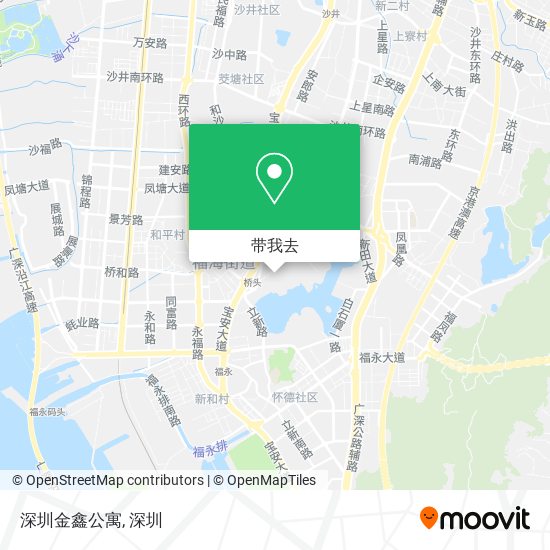 深圳金鑫公寓地图
