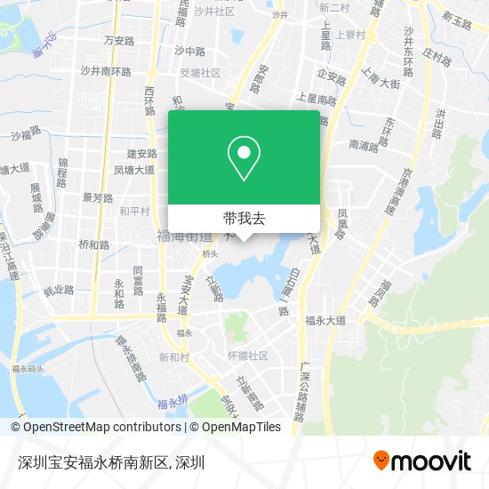 深圳宝安福永桥南新区地图