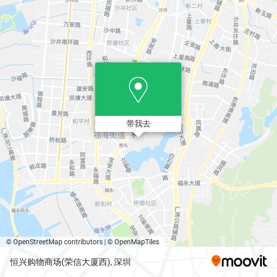 恒兴购物商场(荣信大厦西)地图