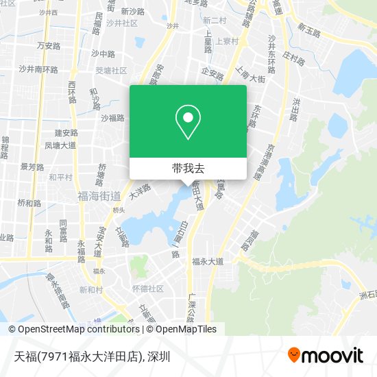 天福(7971福永大洋田店)地图