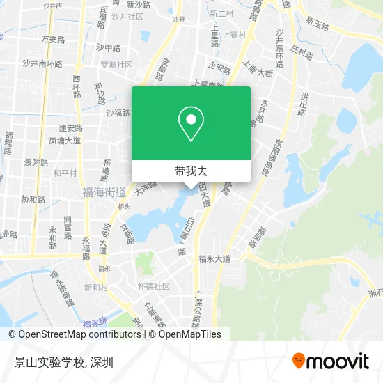 景山实验学校地图