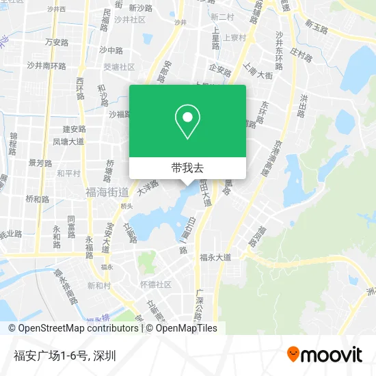 福安广场1-6号地图