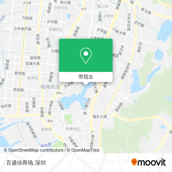 百盛佳商场地图