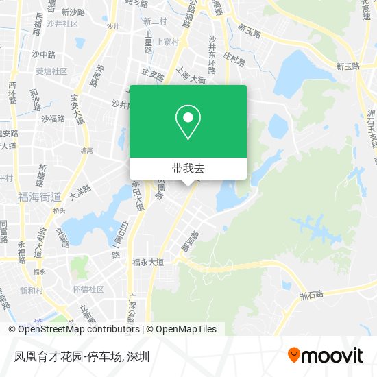 凤凰育才花园-停车场地图