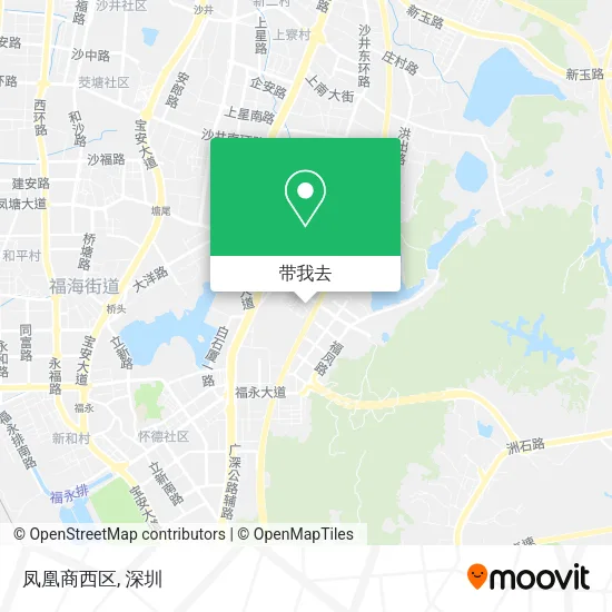凤凰商西区地图