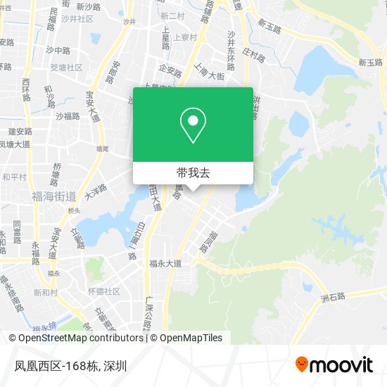 凤凰西区-168栋地图
