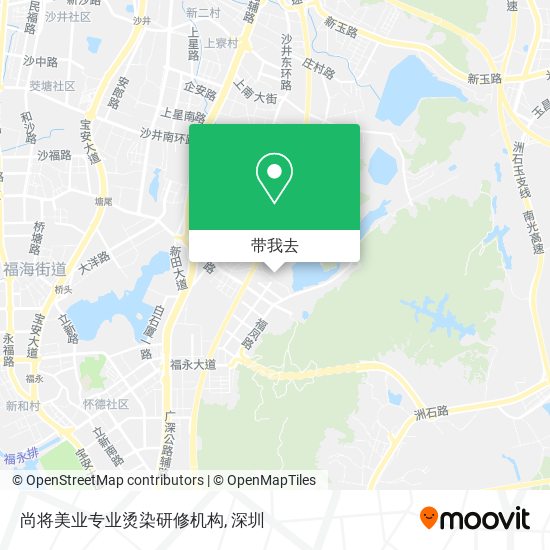尚将美业专业烫染研修机构地图