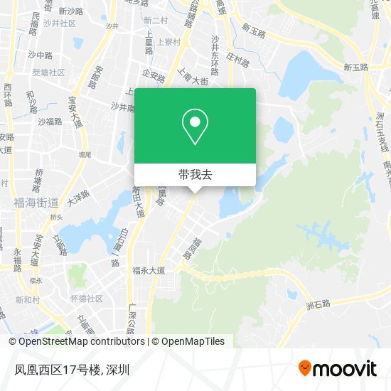 凤凰西区17号楼地图