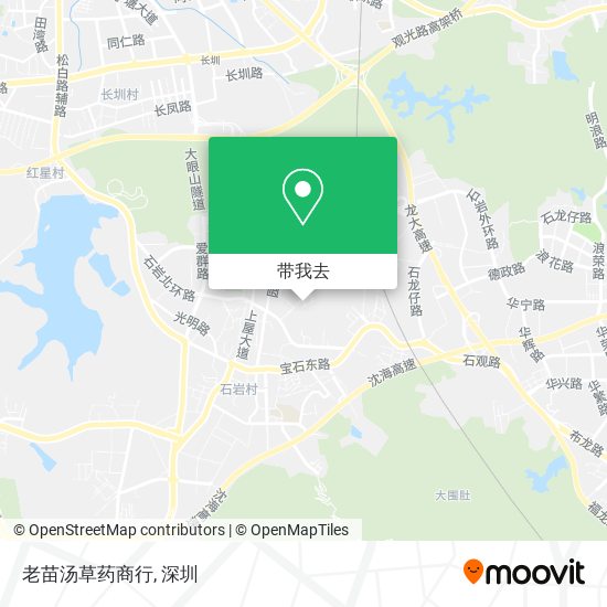 老苗汤草药商行地图