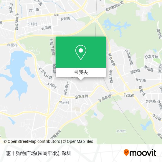 惠丰购物广场(园岭邨北)地图