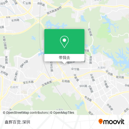 鑫辉百货地图