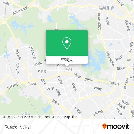 银座美业地图