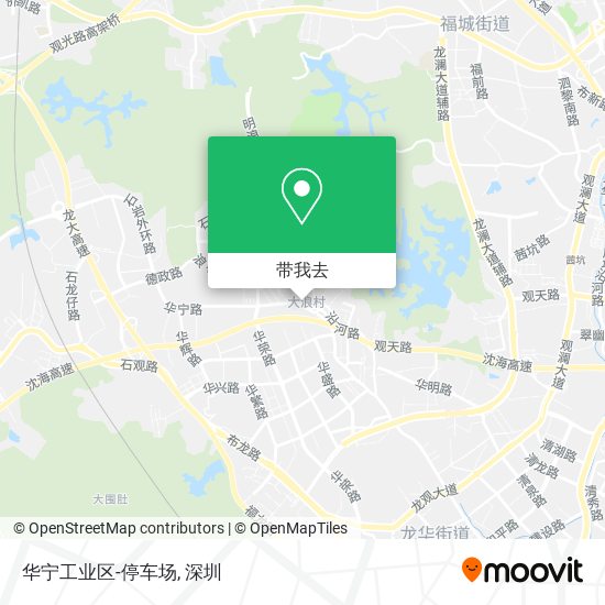 华宁工业区-停车场地图