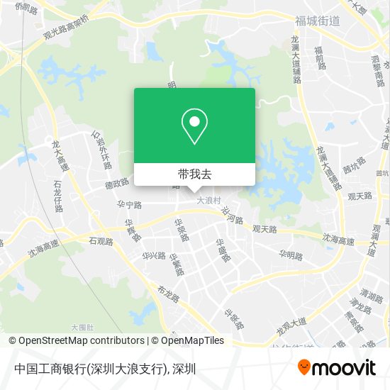 中国工商银行(深圳大浪支行)地图