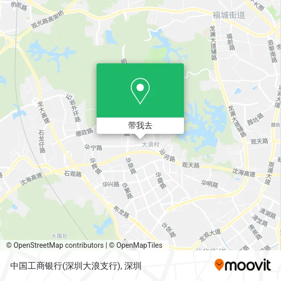 中国工商银行(深圳大浪支行)地图