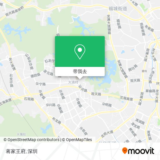 蒋家王府地图