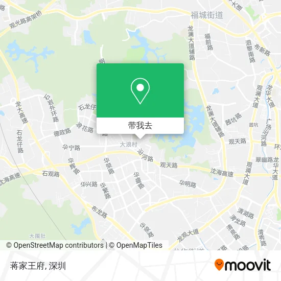 蒋家王府地图