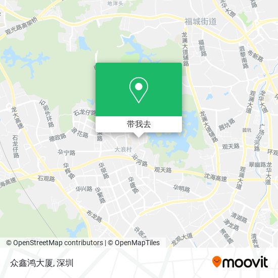 众鑫鸿大厦地图