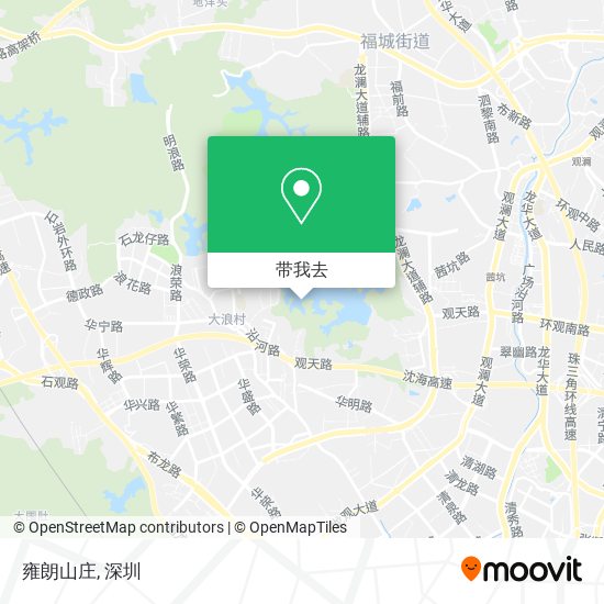 雍朗山庄地图