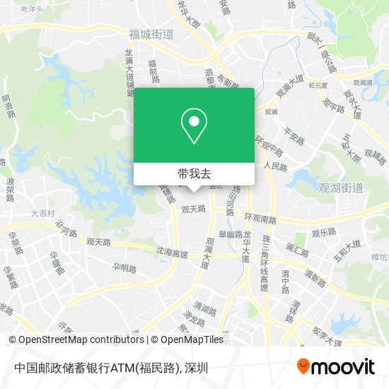 中国邮政储蓄银行ATM(福民路)地图