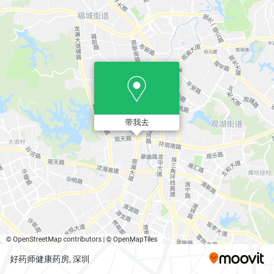 好药师健康药房地图