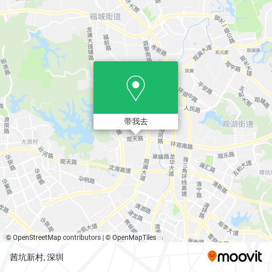 茜坑新村地图