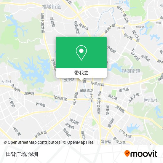 田背广场地图