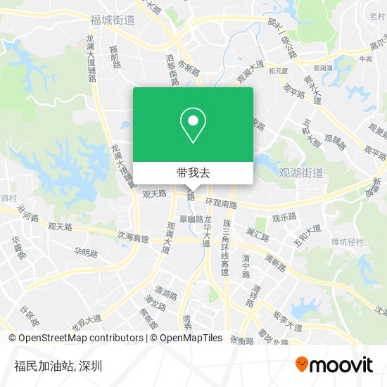 福民加油站地图