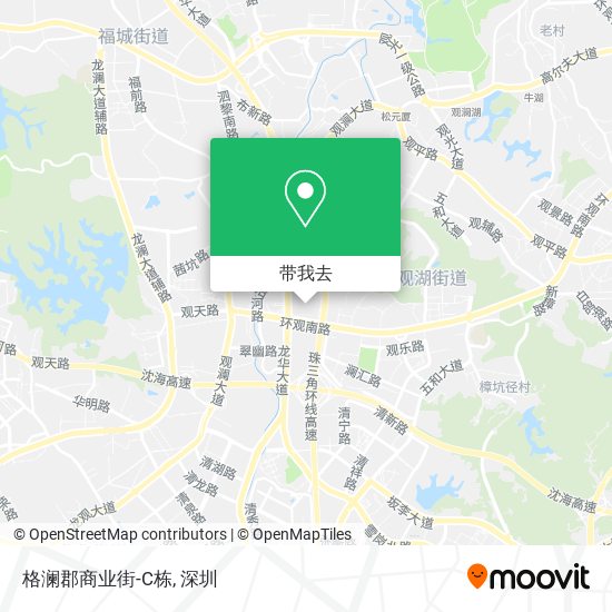 格澜郡商业街-C栋地图