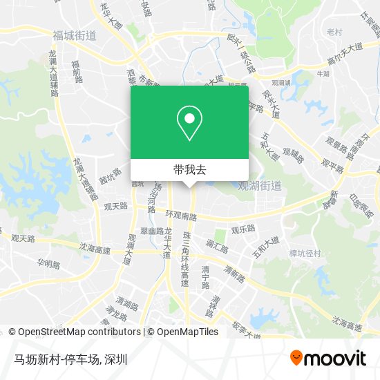 马坜新村-停车场地图