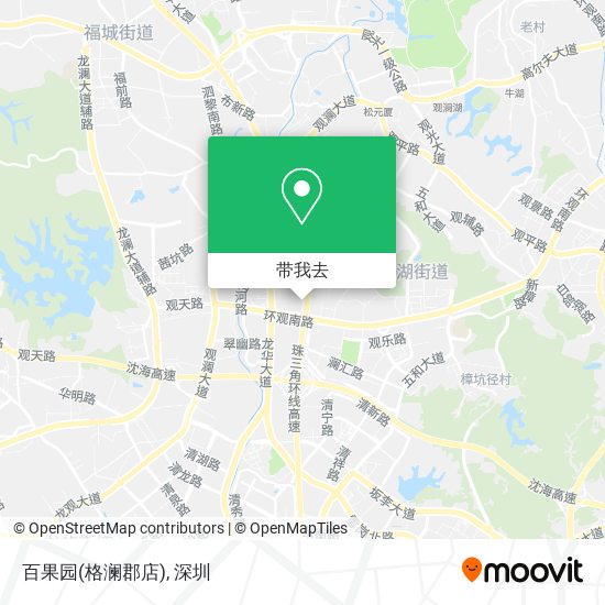 百果园(格澜郡店)地图
