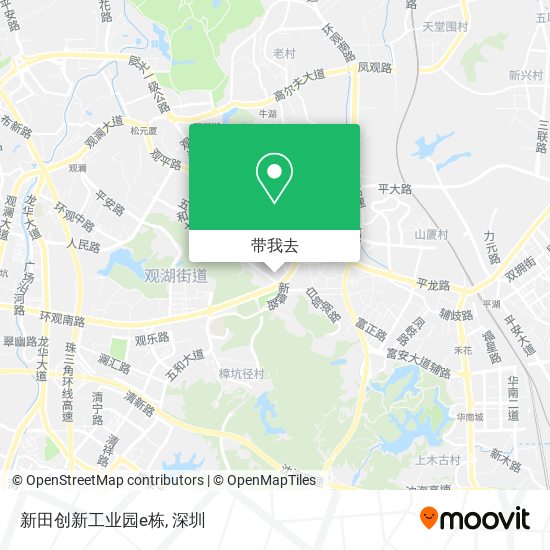 新田创新工业园e栋地图