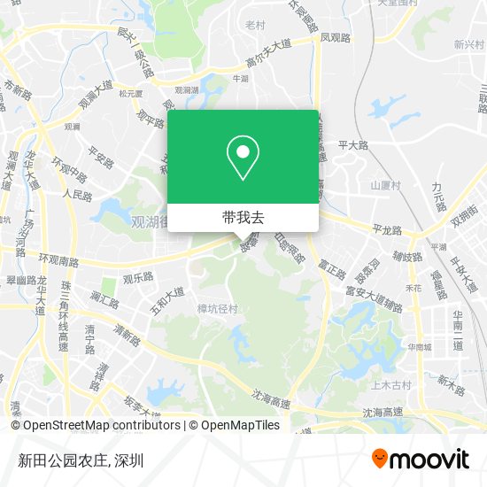 新田公园农庄地图