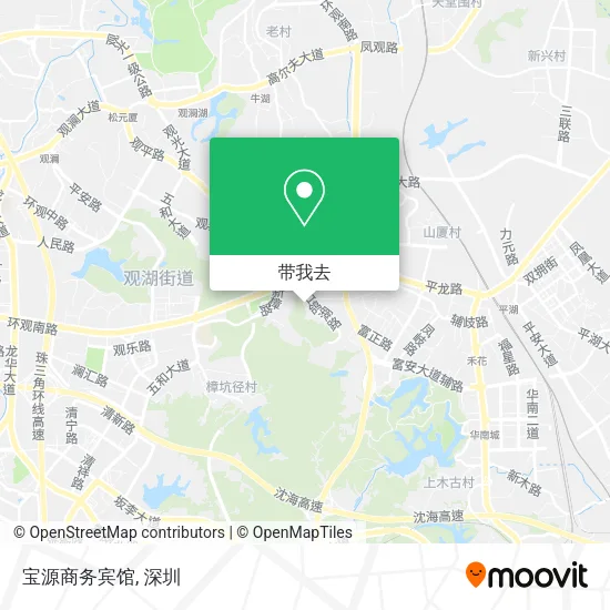 宝源商务宾馆地图