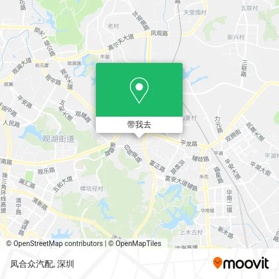 凤合众汽配地图
