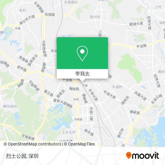 烈士公园地图