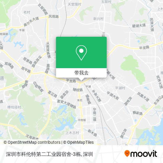 深圳市科伦特第二工业园宿舍-3栋地图