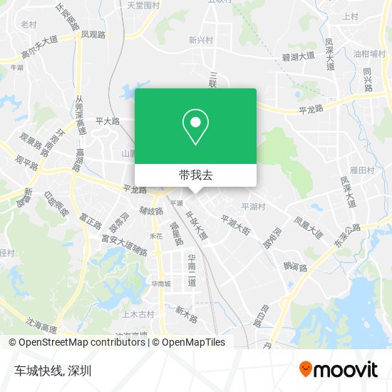 车城快线地图