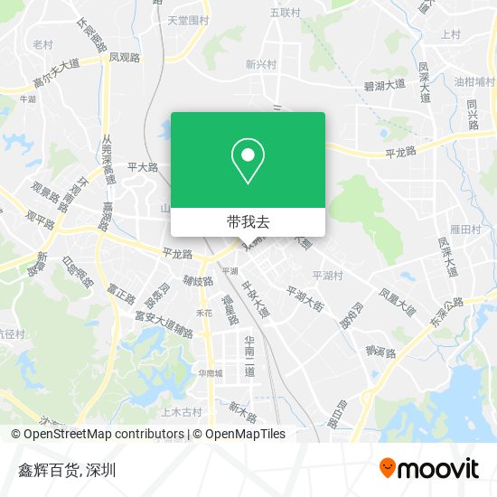 鑫辉百货地图