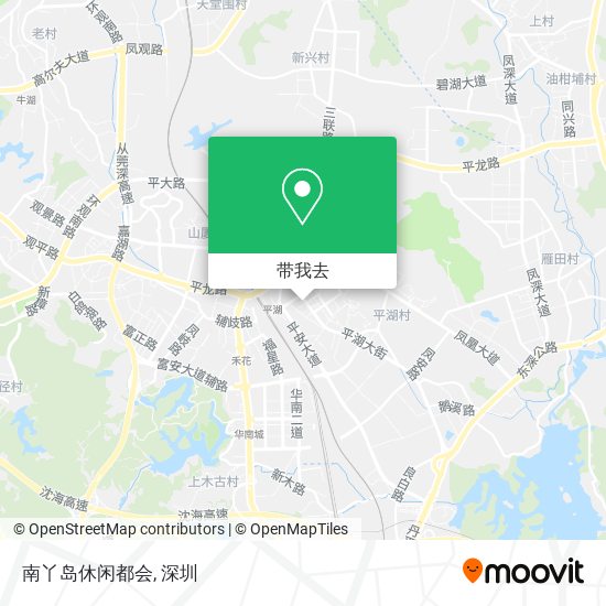 南丫岛休闲都会地图