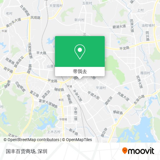 国丰百货商场地图