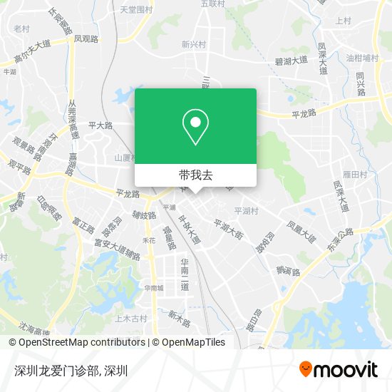 深圳龙爱门诊部地图