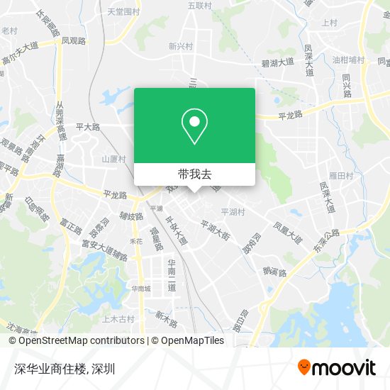 深华业商住楼地图