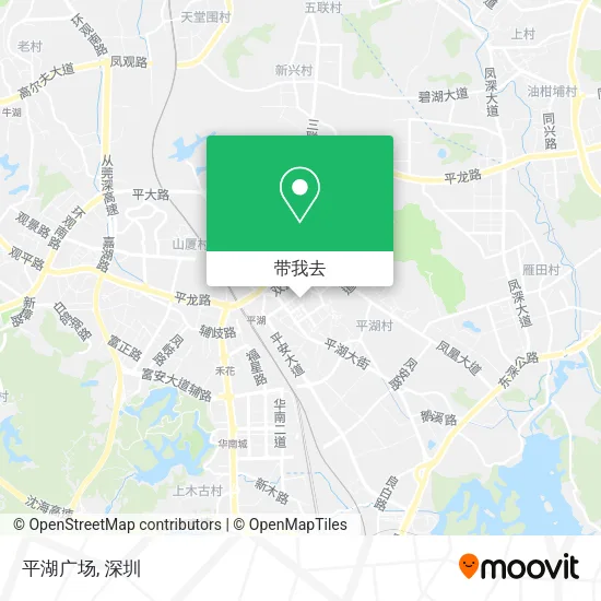平湖广场地图