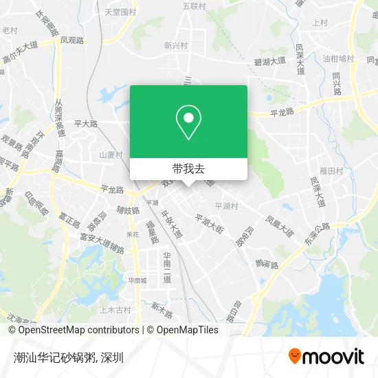 潮汕华记砂锅粥地图