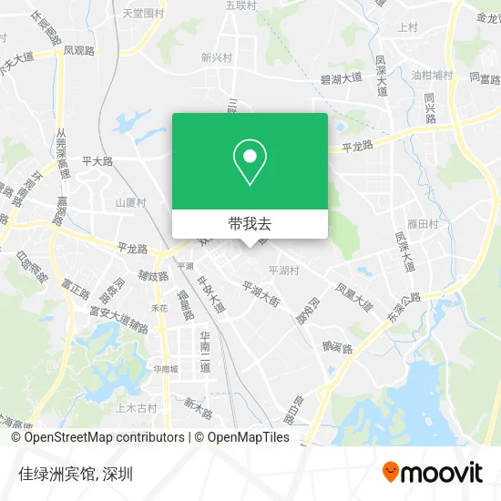 佳绿洲宾馆地图